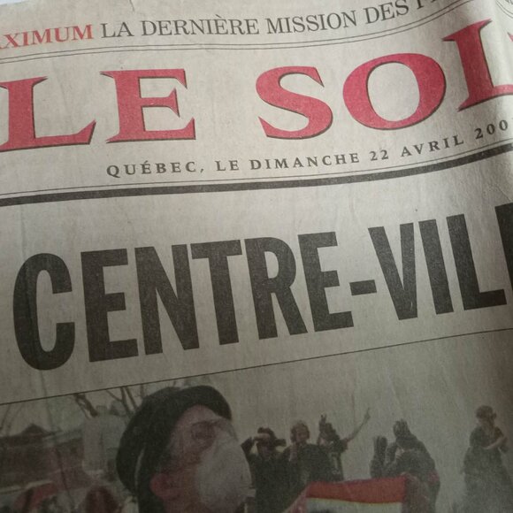 Le Soleil, dimanche 22 avril 2001 - Picture 2 of 2